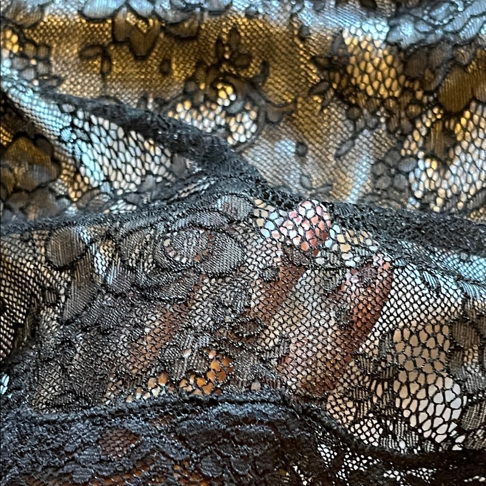 Elegant Black Lace Cocktail Dress - Picture 10 of 14